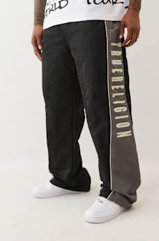 COLOR BLOCKED NYLON JOGGER, image 7