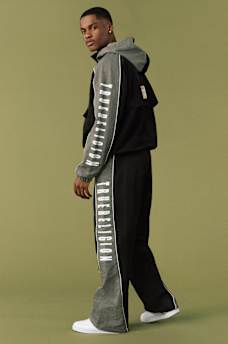 COLOR BLOCKED NYLON JOGGER, image 1
