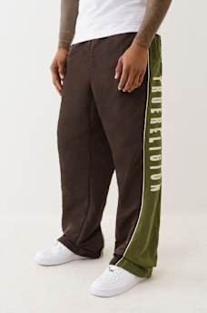 COLOR BLOCKED NYLON JOGGER, image 1