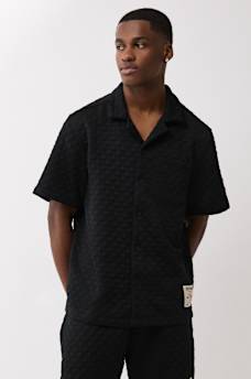 CHECKERED CAMP COLLAR SHIRT, image 1