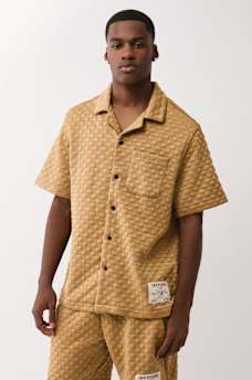 CHECKERED CAMP COLLAR SHIRT, image 7