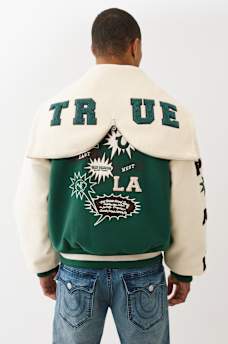 RETRO WOOL VARSITY JACKET, image 2
