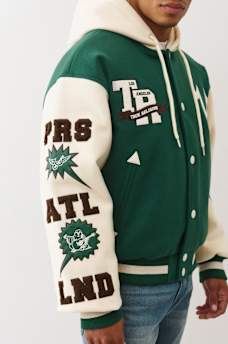 RETRO WOOL VARSITY JACKET, image 4