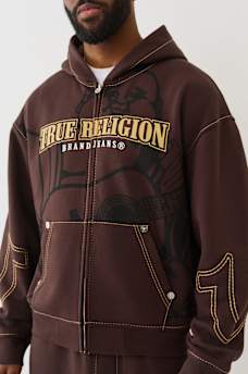 BUDDHA BIG T ZIP HOODIE, image 2