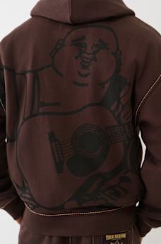 BUDDHA BIG T ZIP HOODIE, image 3