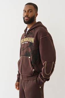 BUDDHA BIG T ZIP HOODIE, image 5