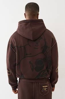 BUDDHA BIG T ZIP HOODIE, image 6
