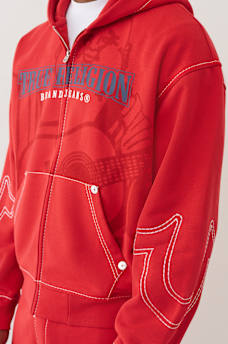 BUDDHA BIG T ZIP HOODIE, image 4