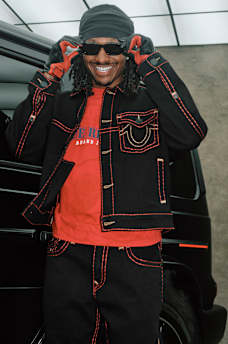 SUPER T BOXY DENIM JACKET , image 1
