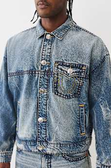 BOXY SUPER T CROPPED DENIM JACKET, image 3