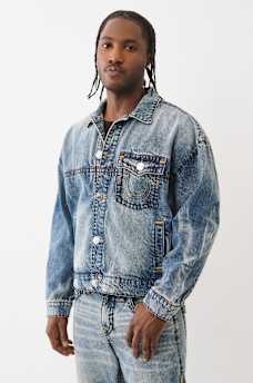 BOXY SUPER T CROPPED DENIM JACKET, image 4