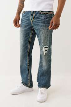 RICKY SUPER T STRAIGHT DISTRESSED JEAN, image 3