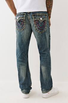 RICKY SUPER T STRAIGHT DISTRESSED JEAN, image 4