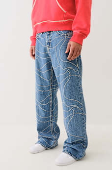 VINNY SUPER T BASEBALL STITCH ULTRA BAGGY JEAN, image 4