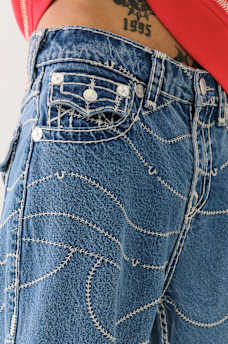 VINNY SUPER T BASEBALL STITCH ULTRA BAGGY JEAN, image 6