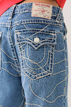 VINNY SUPER T BASEBALL STITCH ULTRA BAGGY JEAN, image 1