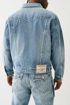 OVERSIZED SUPER T DENIM TRUCKER JACKET