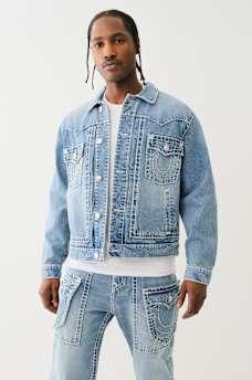 OVERSIZED SUPER T DENIM TRUCKER JACKET