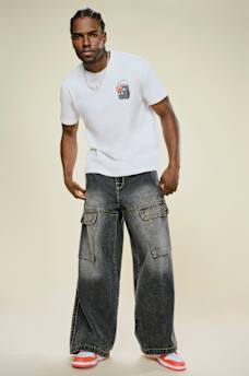 MIKEY  BIG T BAGGY AF CARGO PANT , image 1
