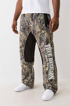BUDDHA CAMO MESH TRACK PANT, image 1