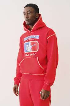 BASEBALL STITCH CINCHED HOODIE, image 4