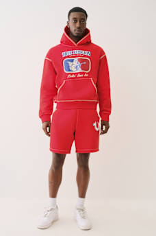 BASEBALL STITCH CINCHED HOODIE, image 5