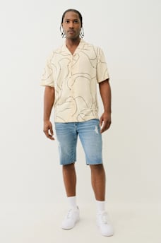 BASEBALL STITCH CAMP COLLAR SHIRT, image 6