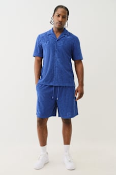 TERRY KNIT CAMP COLLAR SHIRT, image 6