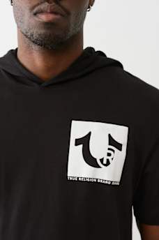 BUDDHA LOGO HOODED HEAVYWEIGHT TEE, image 4