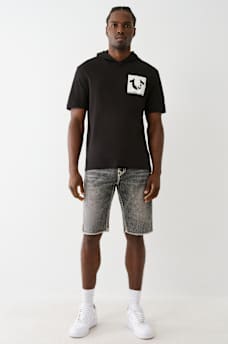 BUDDHA LOGO HOODED HEAVYWEIGHT TEE, image 6