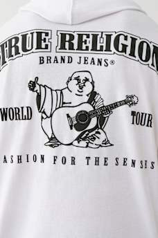 BUDDHA LOGO HOODED HEAVYWEIGHT TEE, image 5