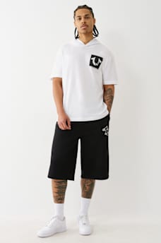 BUDDHA LOGO HOODED HEAVYWEIGHT TEE, image 6