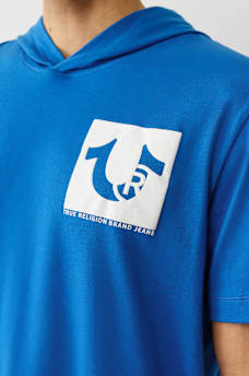 BUDDHA LOGO HOODED HEAVYWEIGHT TEE, image 4