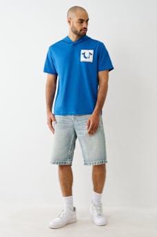 BUDDHA LOGO HOODED HEAVYWEIGHT TEE, image 6