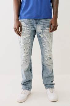 RICKY DISTRESSED FLAP STRAIGHT JEAN, image 3