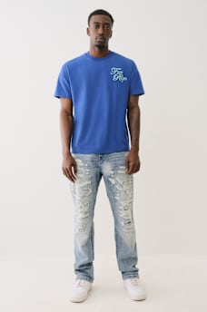 RICKY DISTRESSED FLAP STRAIGHT JEAN, image 6