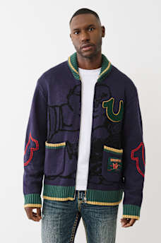 CHUNKY KNIT BUDDHA CARDIGAN, image 1