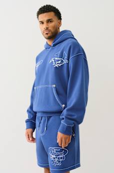 TRUE RELIGION X FORD BIG T CINCHED HOODIE