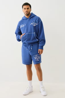 TRUE RELIGION X FORD BIG T CINCHED HOODIE