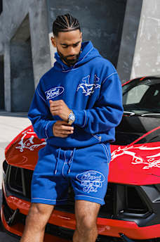 TRUE RELIGION X FORD BIG T SWEAT SHORT, image 2