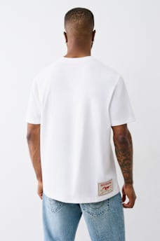 TRUE RELIGION X FORD HEAVYWEIGHT MIXED LOGO TEE, image 3
