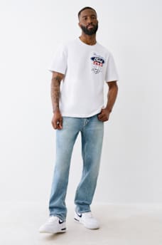 TRUE RELIGION X FORD HEAVYWEIGHT MIXED LOGO TEE, image 7