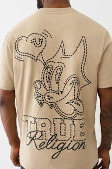 CAMISETA CON ESTAMPADO DE GATO EN RELIEVE, image 1