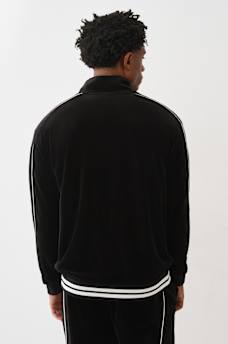 LOGO PATCH VELOUR TRACK JACKET, image 4