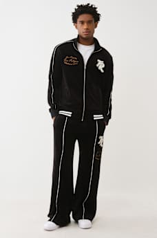 LOGO PATCH VELOUR TRACK JACKET, image 5