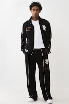 VELOUR LOGO TRACK PANT, image 2