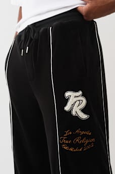 VELOUR LOGO TRACK PANT, image 4