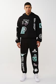 GRAPHIC LOGO BOXY HOODIE, image 7