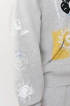 GRAPHIC LOGO BOXY HOODIE, image 4