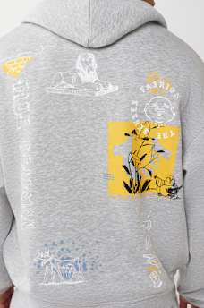 GRAPHIC LOGO BOXY HOODIE, image 6